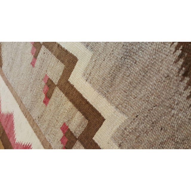 1930's Navajo Storm Pattern Rug, Gray Color For Sale - Image 4 of 18