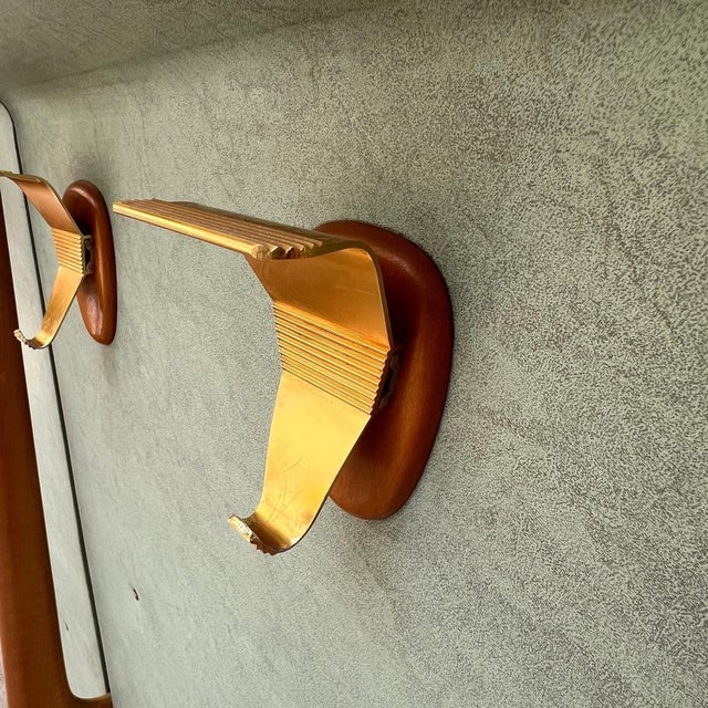 1950s Decorative Wall Coat Hanger, 1950s For Sale - Image 5 of 9