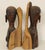 Mid-Century Modern Mid 20th Century Maasai Warrior Hand Sculpted Busts - Set of 2 For Sale - Image 3 of 15
