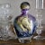 American Jean-Claude Novaro Iridescent Art Glass Bottle With Stopper, 2005 – Purple, Blue & Gold For Sale - Image 3 of 6