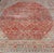 Antique Persian Joshegan Rug With Geometric Medallion Design in Red and Lt. Blue 9'6 X 12'3 For Sale - Image 4 of 15