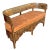 Outstanding antique loveseat sofa with enormous amount of inlaid work. The inlay combination is all natural wood (walnut...