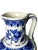 Hand-Painted Blue and White Pitcher Vase by C.M. Albers for Royal Delft, 1978 For Sale - Image 11 of 17