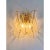 Contemporary Amber “Rondini” Murano Glass Gold Wall Sconce Lot of 8 For Sale - Image 6 of 7