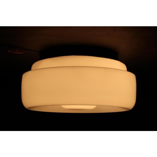 Mid-Century Black Flush Mount Lights, 1970s, Set of 3 For Sale - Image 12 of 13