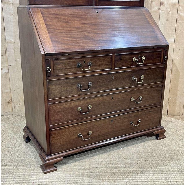 19th Century English Scribe in Mahogany For Sale - Image 9 of 18