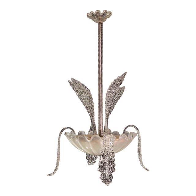 Art Decò Murano Glass Leaves, 1950s For Sale