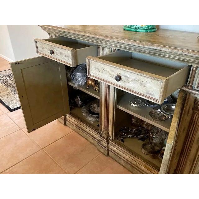 Gold Hooker Furniture Seven Seas Italian Style Server, Sideboard. For Sale - Image 8 of 8