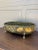 French Country English Country Brass Oval Cachepot With Paw Feet For Sale - Image 3 of 11