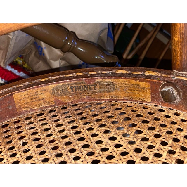 Antique Thonet #16 Matched Pair of Parlor Chairs For Sale In Nashville - Image 6 of 10