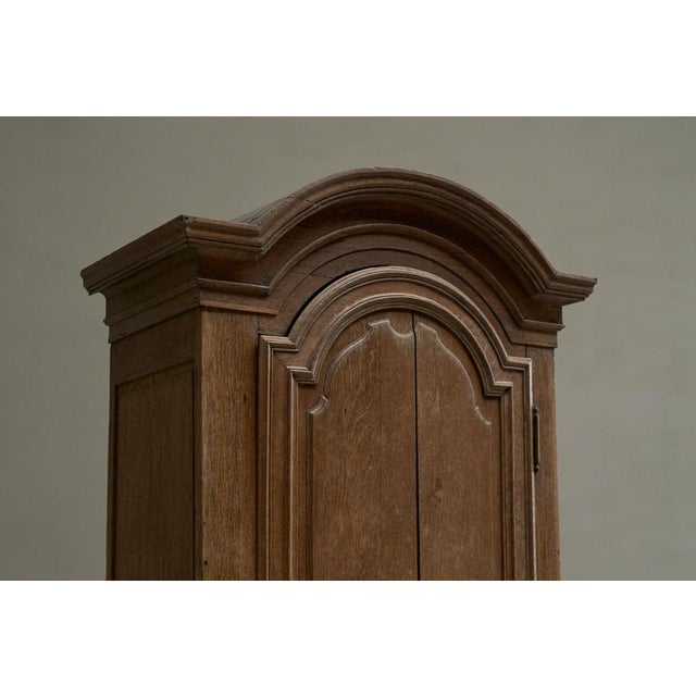Tall 19th Century French Single Door Armoire in Oak For Sale - Image 3 of 14