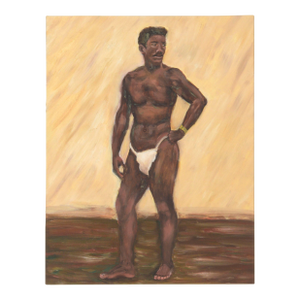 Mid Century Portrait of an African American Man by Genevieve Rogers