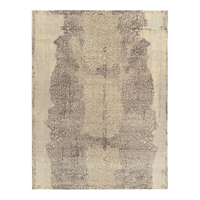 Rug & Kilim’s Oversized Shades of Grey Animal Rug, 10x14 For Sale