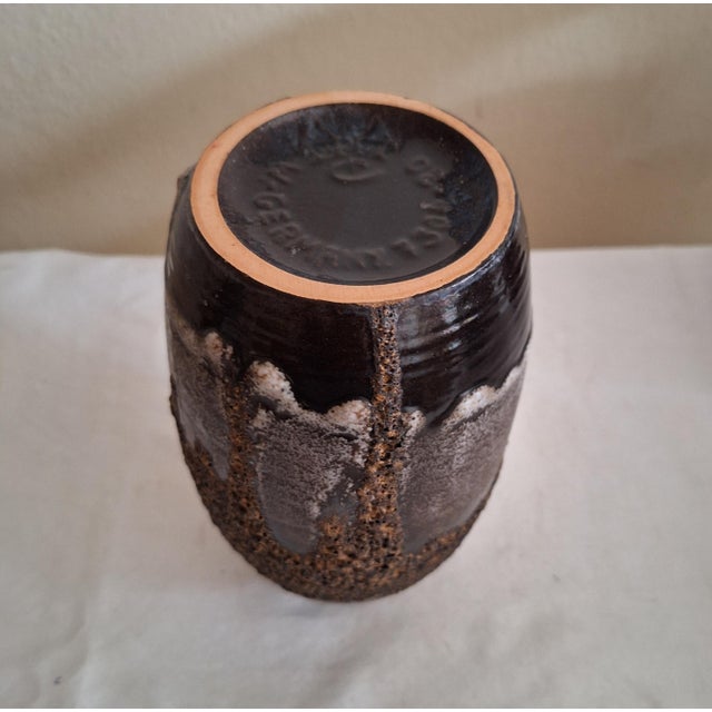 Vintage German Ceramic Vase from Carstens, 1970s For Sale - Image 4 of 5