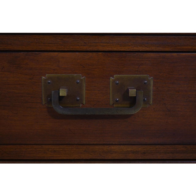 John Stuart Walnut Mid Century Modern Dresser For Sale - Image 10 of 17