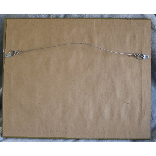 Watercolor Painting of the Colosseum in Rome. The 10" x 6.25" painting is signed Ziad 2002. The frame is 16" x 13" x 1".