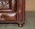 Vintage Heritage Chesterfield Sofa in Brown Leather from Halo For Sale - Image 6 of 18