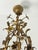 Metal Six-Light Floral Chandelier in Gold Metal, Italy, 1960 For Sale - Image 7 of 8