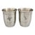 Salisbury Pewter "Waterfowl Edition" Chesapeake Bay Cups, Set of 2 — 1989 Limited Edition For Sale