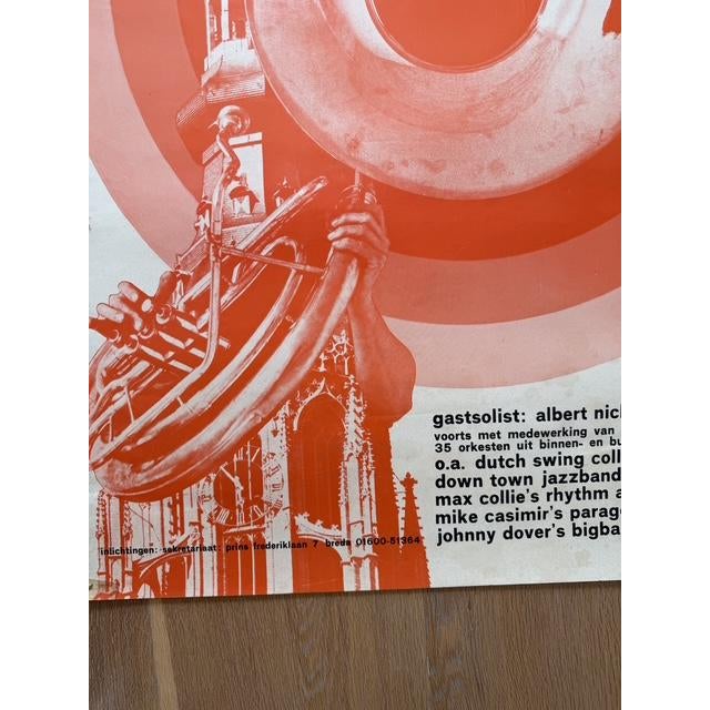 Contemporary Oude Stijl Jazz Festival Breda, Vintage Poster,printed in Netherlands For Sale - Image 3 of 11