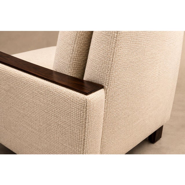 Brazilian Modern Armchairs in Rosewood & Textured Bouclé-Weave Upholstery by Celina, 1960s For Sale - Image 11 of 18