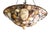Brown Large Art Deco Alabaster Mosaic Ceiling Light, 1920s For Sale - Image 8 of 14