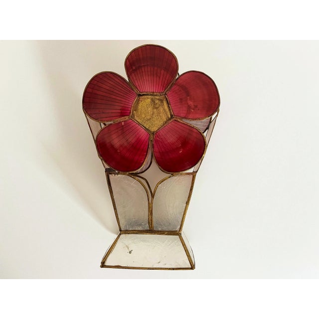 1960s Capiz Shell Flower Vase/Pencil Holder For Sale - Image 12 of 13