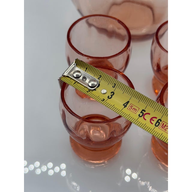 Vintage Rosalin Glass Liqueur Set, 1950s, Set of 5 For Sale - Image 17 of 18