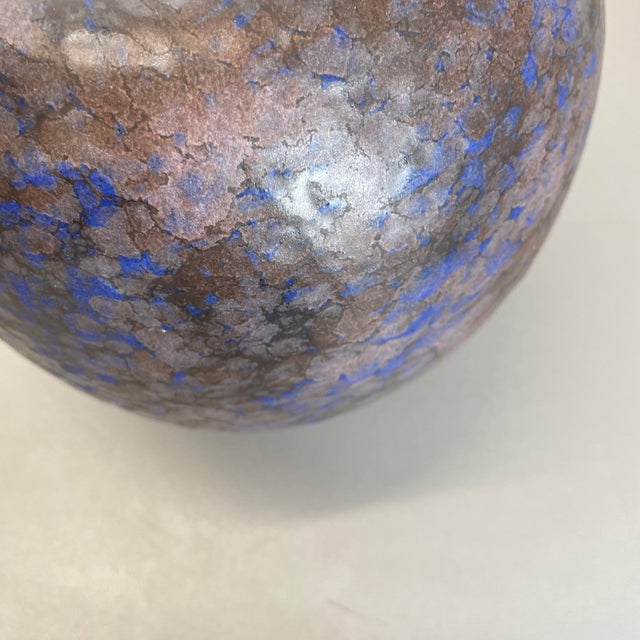 Fat Lava Multi-Color Pottery 802-2 Ball Vase from Ruscha, 1970s For Sale - Image 11 of 16