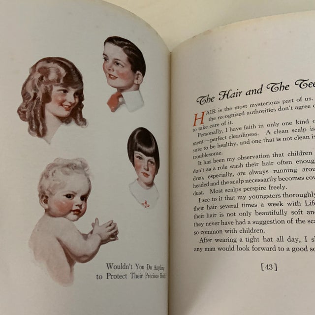 Blue 1924 Health Beauty Book by The Health Doctor For Sale - Image 8 of 9