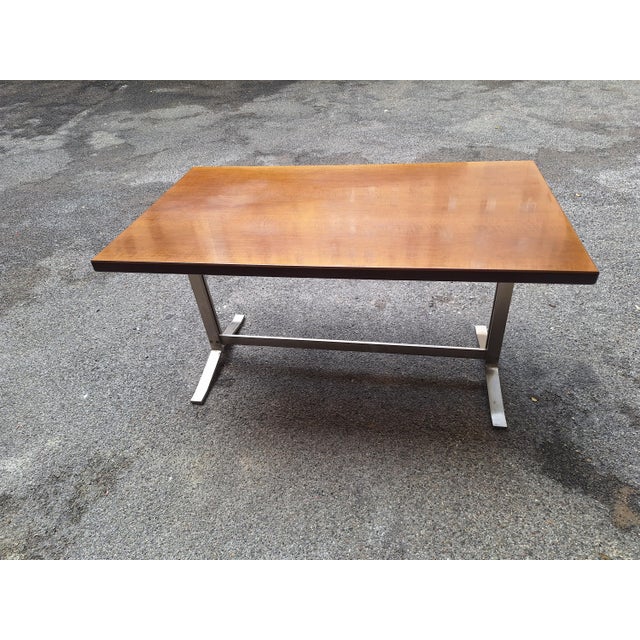Desk in Wood and Chromed Metal by Gianno Moscatelli for Formanova, 1960s For Sale - Image 14 of 15