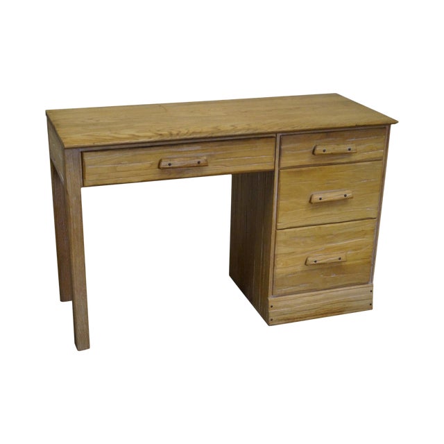 Brandt Ranch Oak Rustic Southwest Style Writing Desk (A) Chairish
