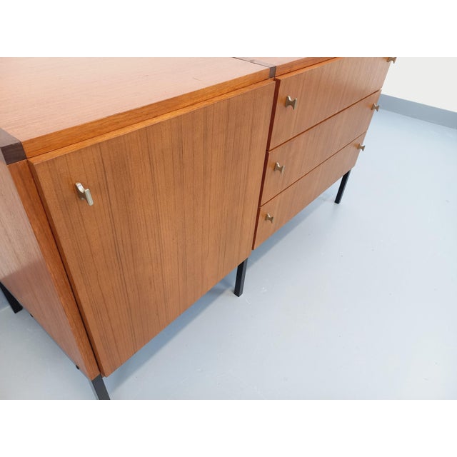 Vintage Sideboard by Guariche Mortier Motte for Arp Minvielle, 1960s For Sale - Image 9 of 18