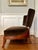 Contemporary Late 20th Century Barbara Barry for Baker Brown Velvet Low Lounge Chair For Sale - Image 3 of 10