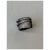 Sterling and Swarovski Crystal Cigar Band Ring, Size 6 For Sale - Image 12 of 13