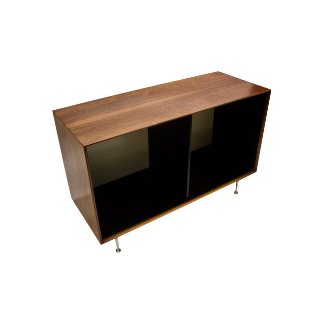 Mid Century Modern George Nelson Rosewood Thin Edge Open Storage
