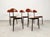 Postmodern Leather Tripod Chairs from Linea Veam, 1980s, Set of 5 For Sale - Image 3 of 18