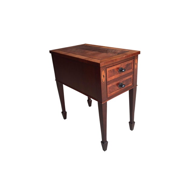 Hekman Mahogany Side Table With Drawer Chairish