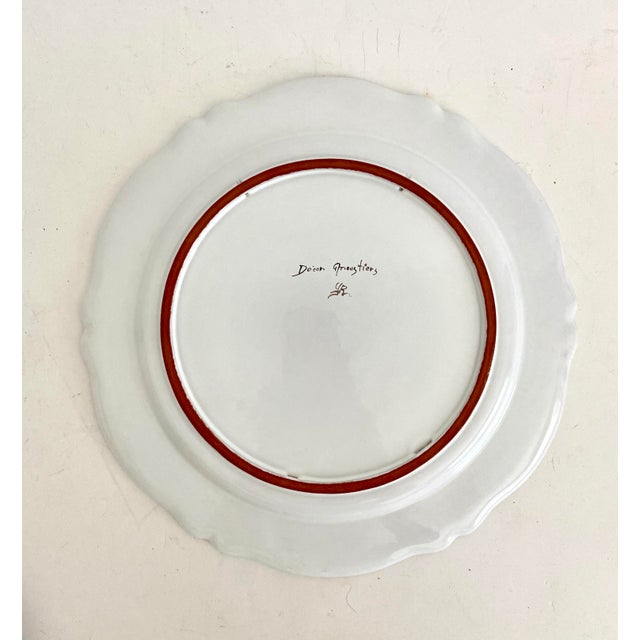 Moustier French Faience Moustiers Platter Charger For Sale - Image 4 of 5