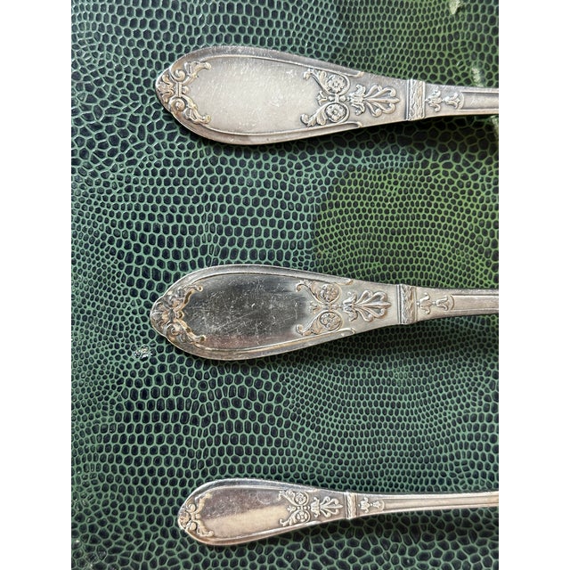 Silver-Plated Metal Box, 1950s, Set of 37 For Sale - Image 6 of 11