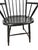 Vintage Black Painted Windsor-Style Armchair With Gold Pinstriping and Tablet Back For Sale - Image 12 of 12