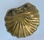 1970s Mid-Century Modern solid Bronze Nautical scallop Sea Shell Catchall, Bowl or Vide Poche. Marked at the Base: PMC...