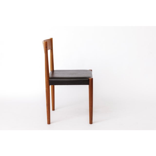 1960s Vintage Teak Dining Chair by Poul M. Volther for Frem Røjle, 1960s For Sale - Image 5 of 10