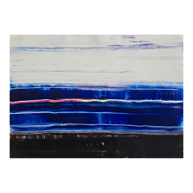 Contemporary Abstract Seascape — Original Oil Painting by Diane Grant | Color Field For Sale