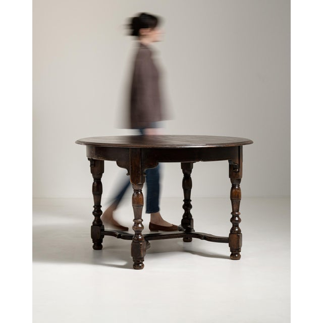 1970s Eclectic Dining Table In Original Patina For Sale - Image 4 of 9