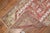 An antique Turkish Melas Runner with a prayer design in predominant soft red Measures: 3'5'' x 13'.