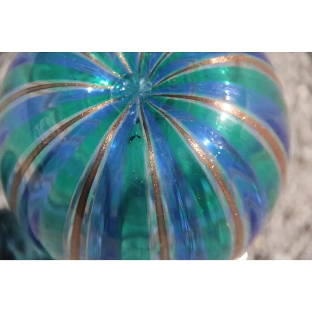 Multicolored Murano Glass Vase, 1960s For Sale - Image 6 of 11