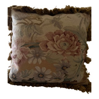 1990s Pair of Aubusson Pillows For Sale