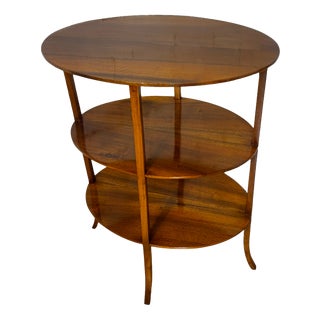 Antique Biedermeier Stand in Walnut, 1830 For Sale