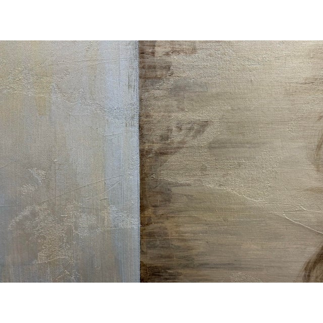 Textile Soyeon for Z Gallerie “Flatiron” Abstract Canvas Artwork For Sale - Image 7 of 12